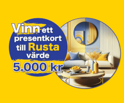 Vinn presentkort på matvaror för 10 000 kr Vinn presentkort värde 5000 kr hos RUSTA