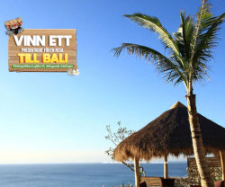 Poäng delas ut för varje genomförd enkät Vinn presentkort för resa till Bali